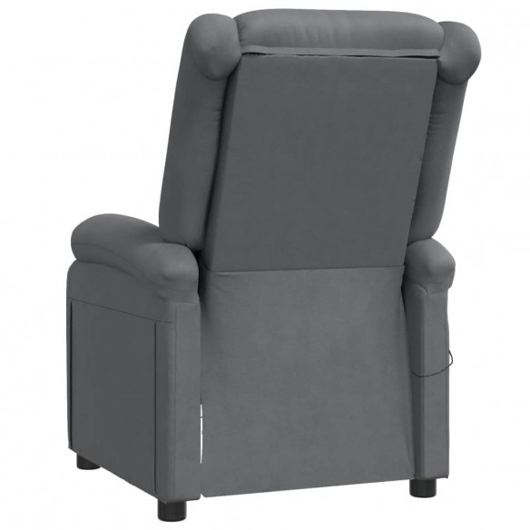 Fauteuil de massage Anthracite Similicuir