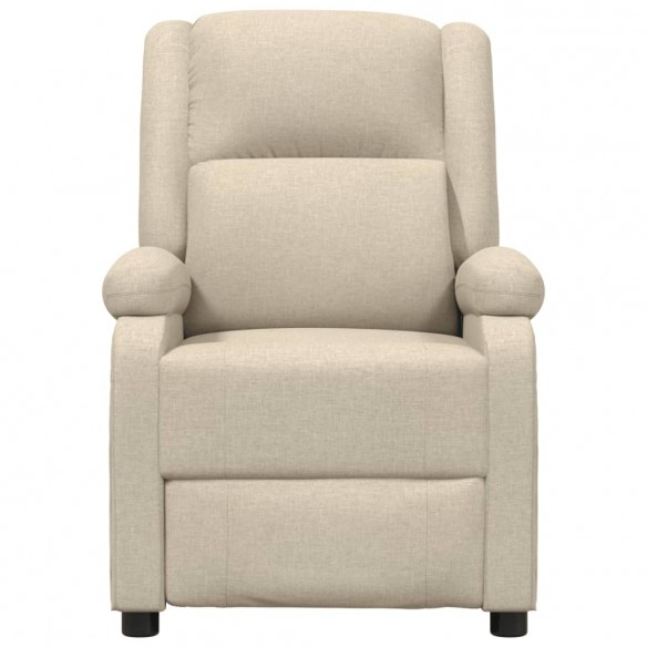 Fauteuil électrique de massage Crème Tissu