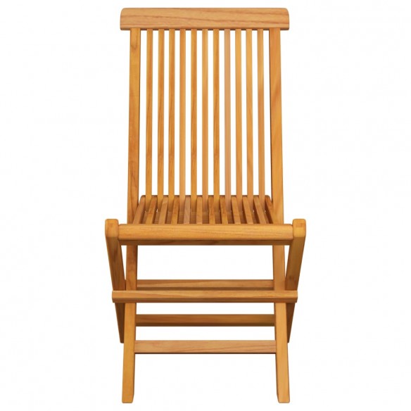 Chaises pliables de jardin 6 pcs Bois de teck solide