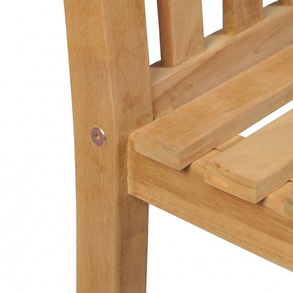 Chaises d'extérieur 2 pcs Bois de teck solide