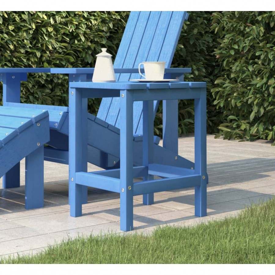 Table de jardin Adirondack Bleu marine 38x38x46 cm PEHD