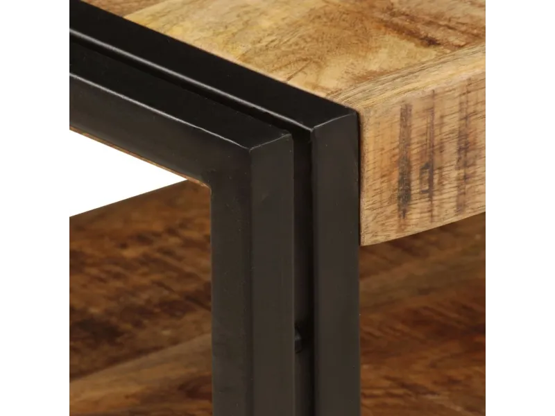 Meuble TV 120x35x45 cm Bois solide de manguier