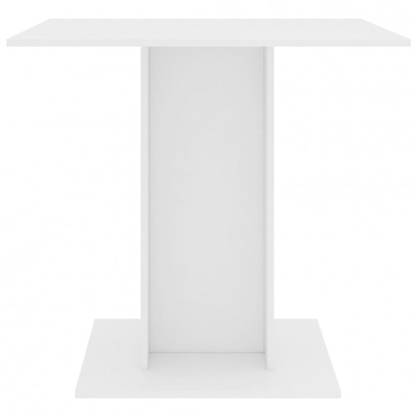 Table de salle à manger Blanc 80 x 80 x 75 cm Aggloméré