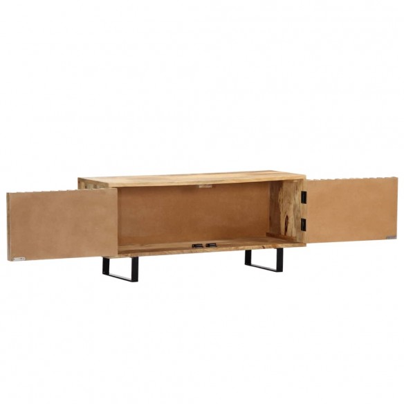 Meuble TV 90 x 30 x 40 cm Bois de manguier massif