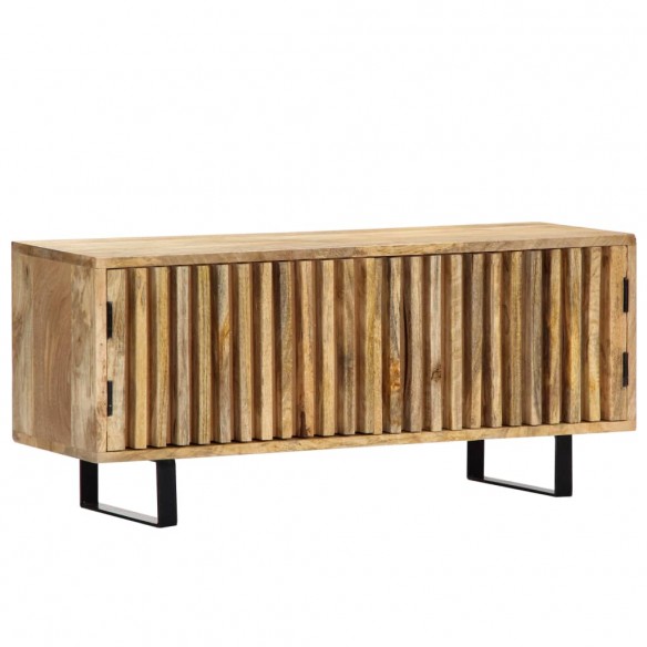 Meuble TV 90 x 30 x 40 cm Bois de manguier massif