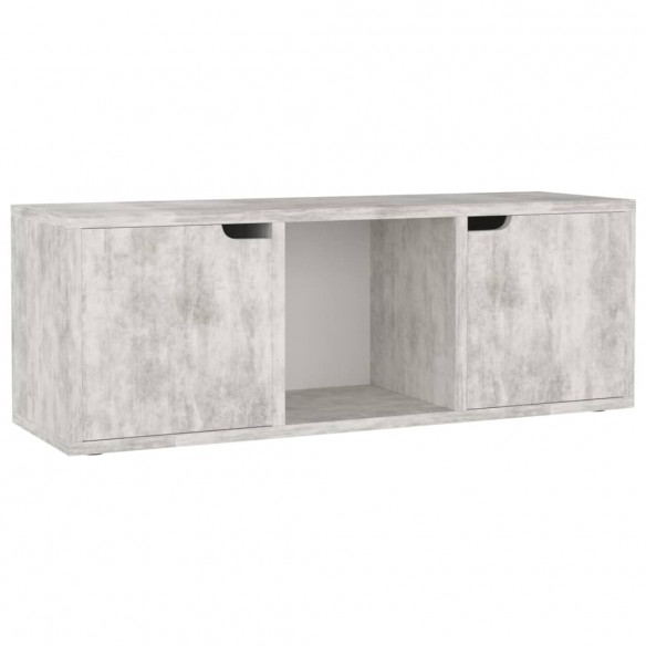 Meuble TV Béton 88,5x27,5x30,5 cm Aggloméré