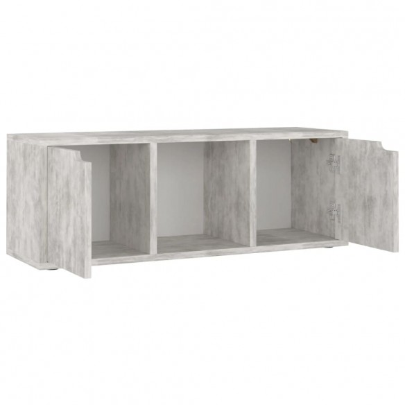 Meuble TV Béton 88,5x27,5x30,5 cm Aggloméré