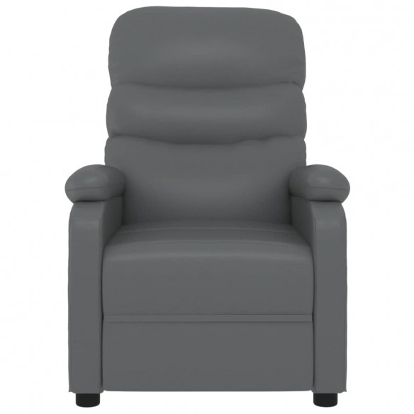 Fauteuil de massage électrique Gris Similicuir