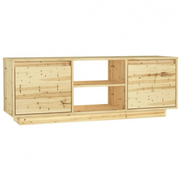 Meuble TV 110x30x40 cm Bois de sapin massif