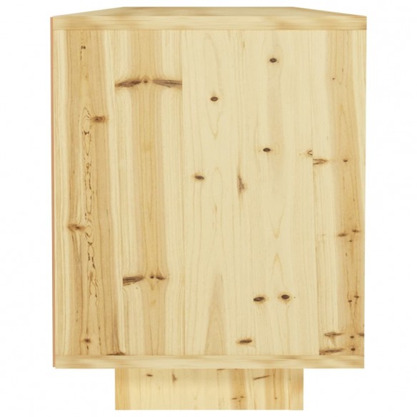 Meuble TV 110x30x40 cm Bois de sapin massif