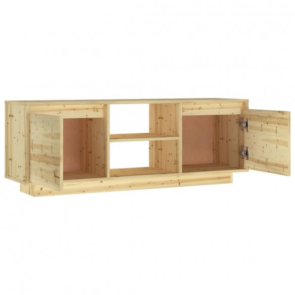 Meuble TV 110x30x40 cm Bois de sapin massif