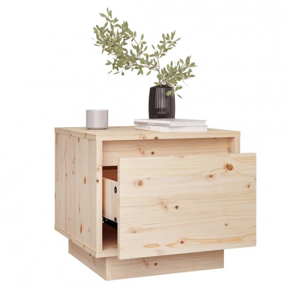 Tables de chevet 2 pcs 35x34x32 cm Bois de pin solide