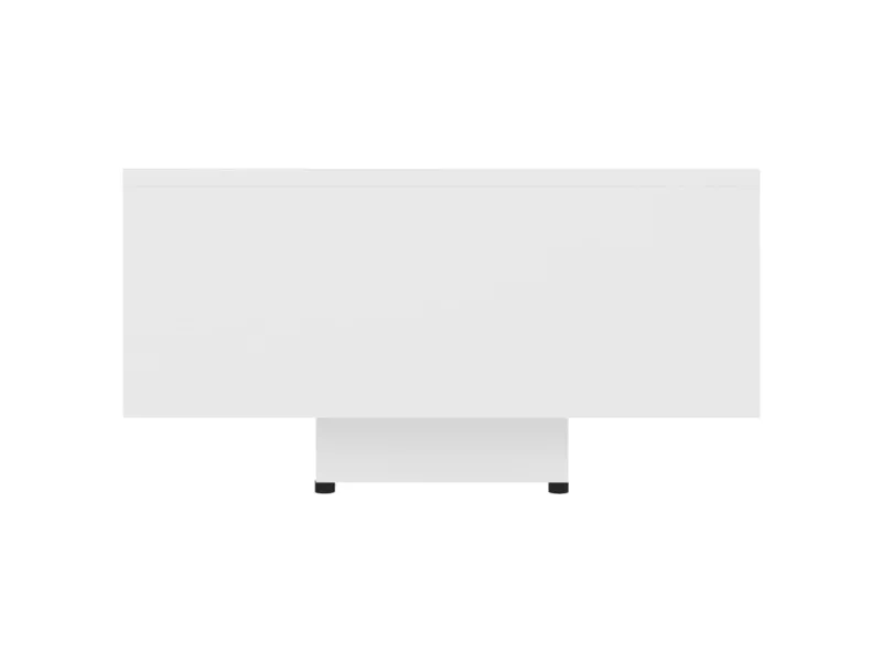 Table basse Blanc 85x55x31 cm Aggloméré