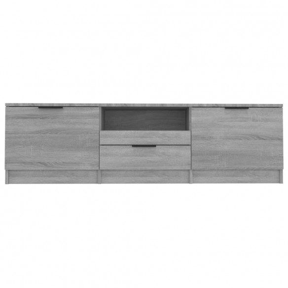 Meuble TV Sonoma gris 140x35x40 cm Bois d'ingénierie