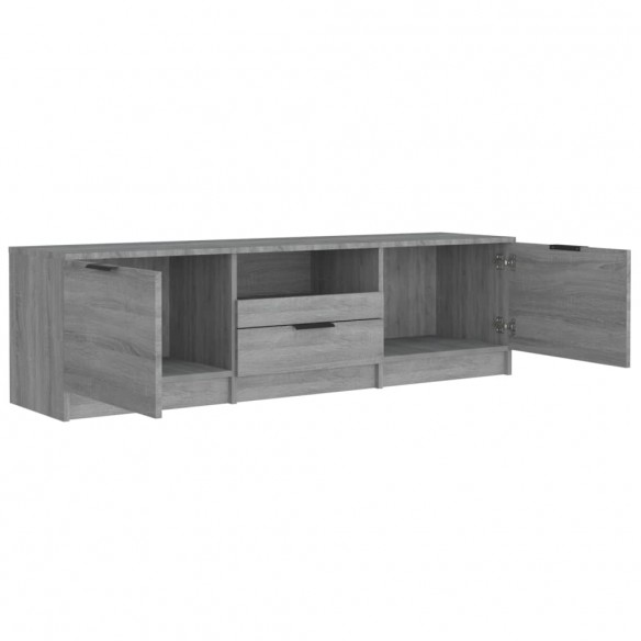 Meuble TV Sonoma gris 140x35x40 cm Bois d'ingénierie