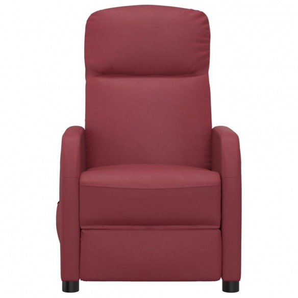 Fauteuil de massage Rouge bordeaux Similicuir