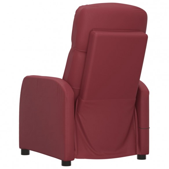 Fauteuil de massage Rouge bordeaux Similicuir