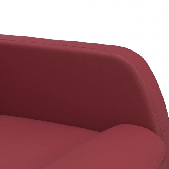 Fauteuil de massage Rouge bordeaux Similicuir