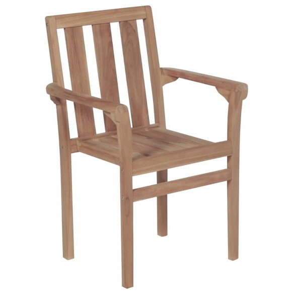 Chaises de jardin 2 pcs avec coussins crème Bois de teck massif