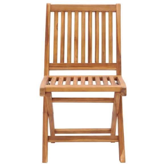 Chaises de jardin 2 pcs avec coussins vert Bois de teck massif