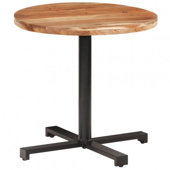 Table de bistro Ronde Ø80x75 cm Bois d'acacia massif