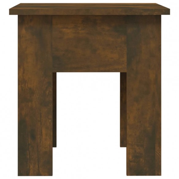 Table basse Chêne fumé 40x40x42 cm Aggloméré