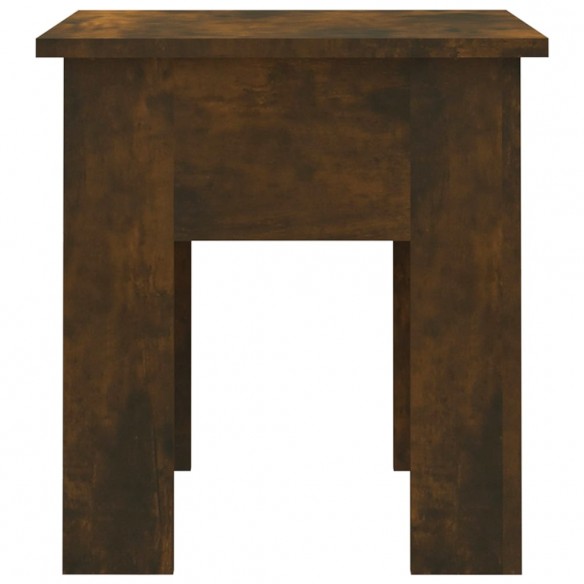 Table basse Chêne fumé 40x40x42 cm Aggloméré