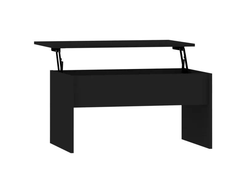 Table basse Noir 80x50,5x41,5 cm 