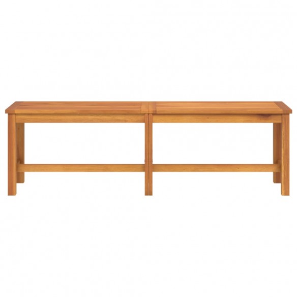 Banc de jardin 150x35x45 cm bois massif d'acacia