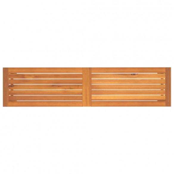 Banc de jardin 150x35x45 cm bois massif d'acacia