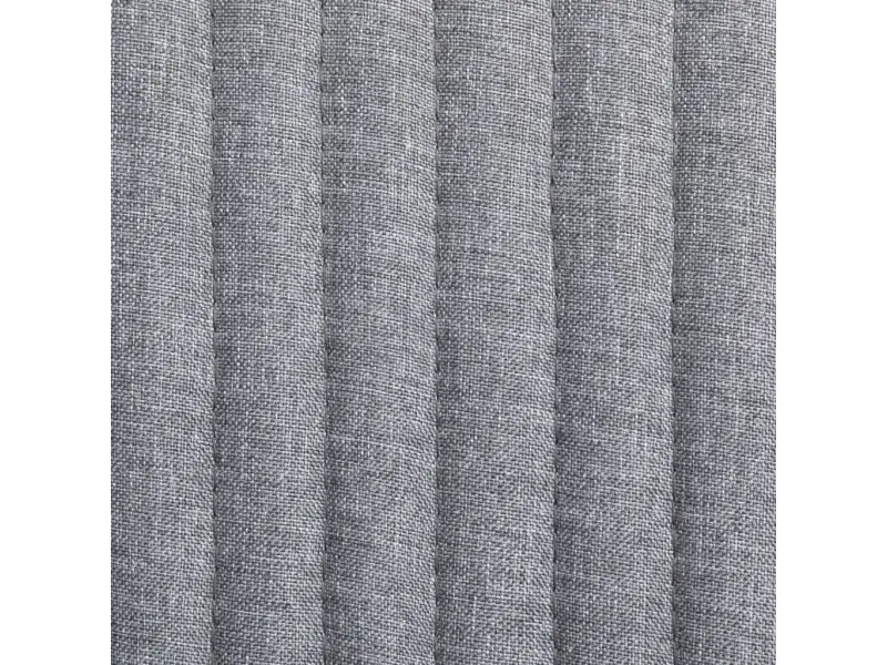 Chaises à manger lot de 2 gris clair tissu