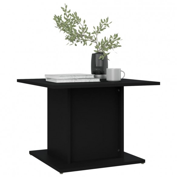 Table basse Noir 55,5x55,5x40 cm Aggloméré