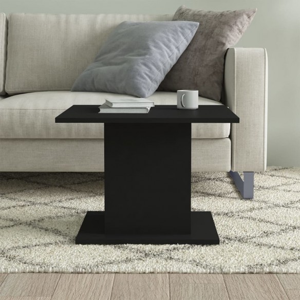 Table basse Noir 55,5x55,5x40 cm Aggloméré