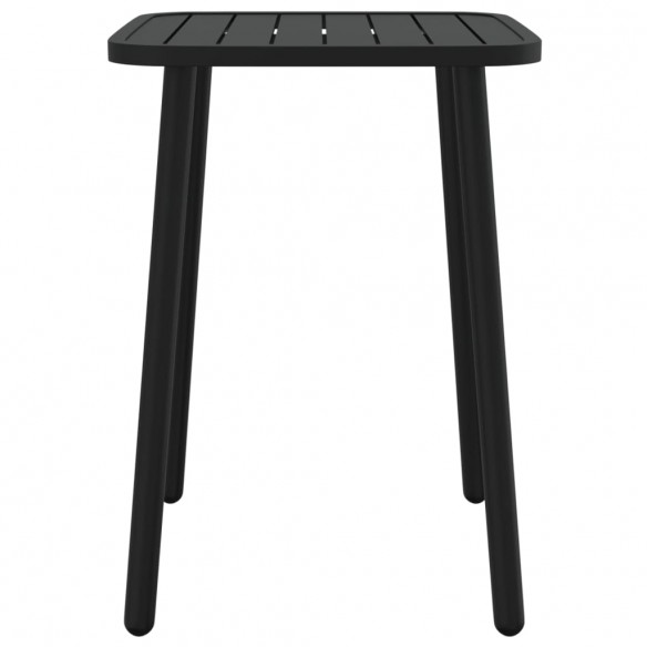 Table de jardin anthracite 50x50x71 cm acier