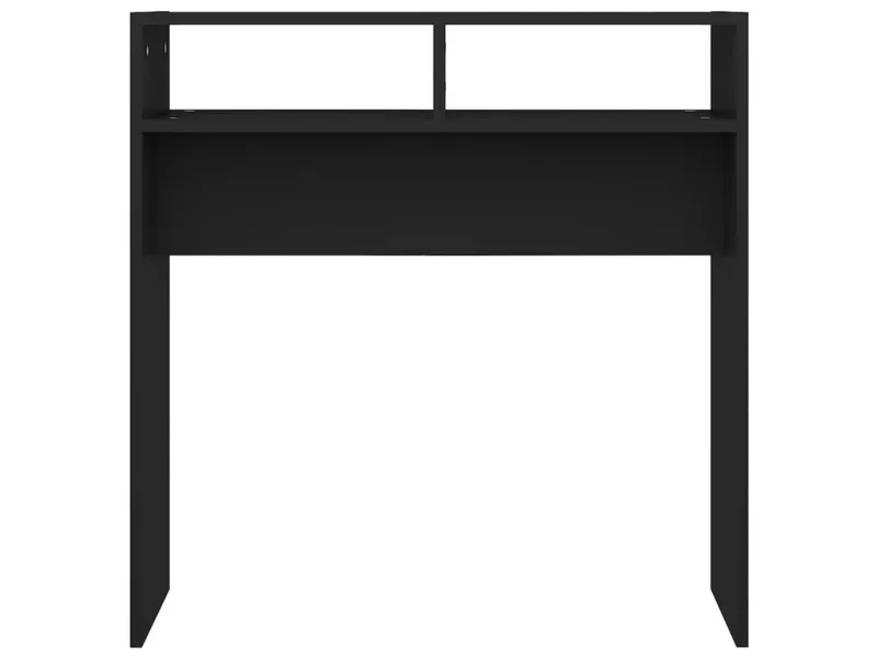 Table console Noir 78x30x80 cm Aggloméré