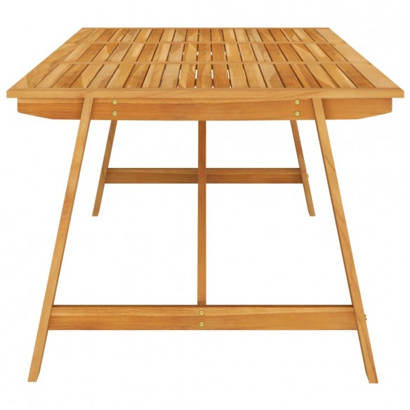 Table à dîner de jardin 206x100x74 cm Bois d'acacia massif