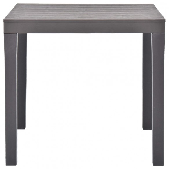 Table de jardin Moka 78x78x72 cm Plastique