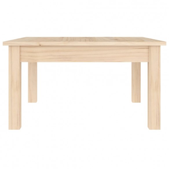 Table basse 55x55x30 cm Bois massif de pin