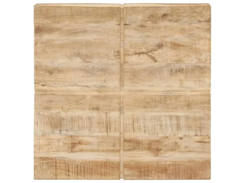 Table basse 80x80x28 cm Bois de manguier massif