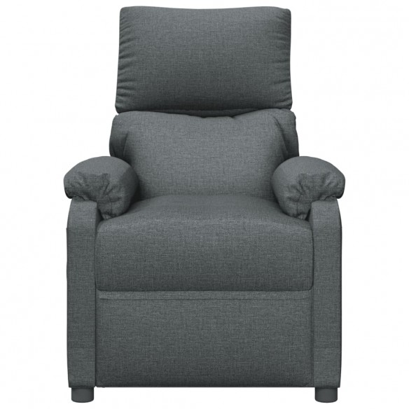 Fauteuil de massage Gris foncé Tissu