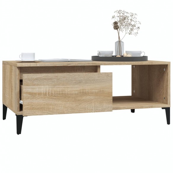 Table basse Chêne sonoma 90x50x36,5 cm Bois d'ingénierie