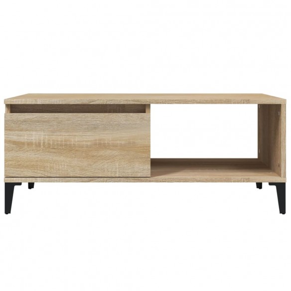 Table basse Chêne sonoma 90x50x36,5 cm Bois d'ingénierie