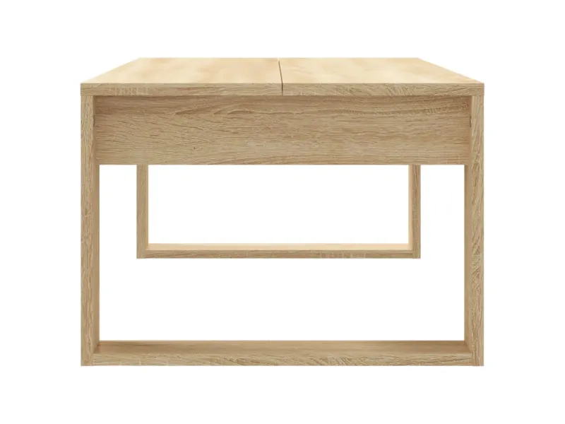 Table basse chêne sonoma 102x50x35 cm bois d'ingénierie