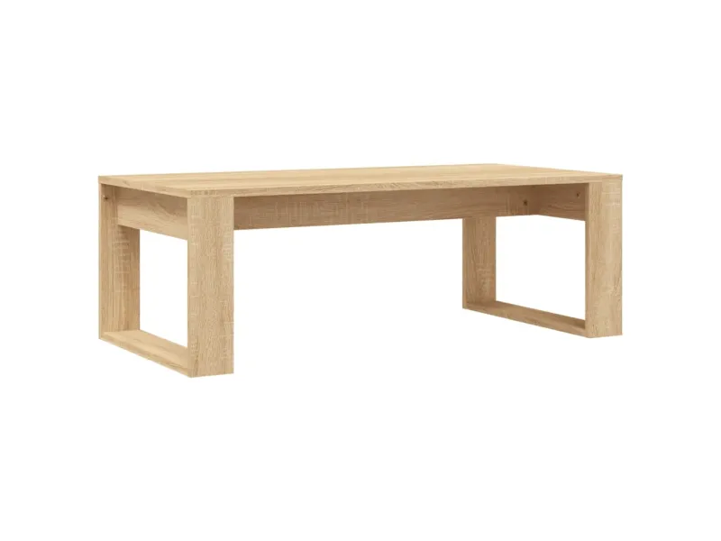 Table basse chêne sonoma 102x50x35 cm bois d'ingénierie
