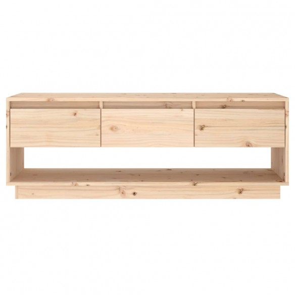 Meuble TV 110,5x34x40 cm Bois de pin massif