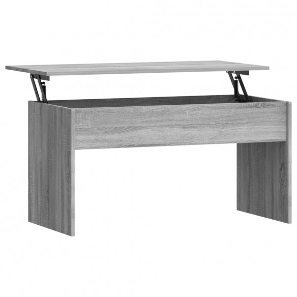 Table basse Sonoma gris 102x50,5x52,5 cm Bois d'ingénierie