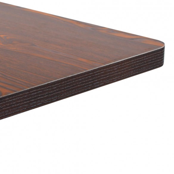 Table de bistro Marron foncé 50x50 cm MDF