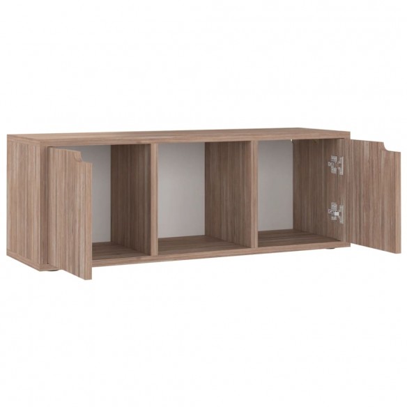 Meuble TV Sonoma gris 88,5x27,5x30,5 cm Aggloméré