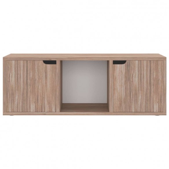 Meuble TV Sonoma gris 88,5x27,5x30,5 cm Aggloméré