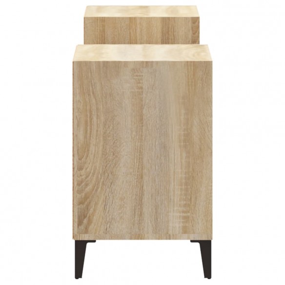 Meuble TV Chêne sonoma 160x35x55 cm Bois d'ingénierie